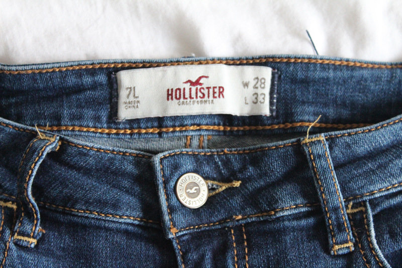 blaue Jeans von Hollister & Co