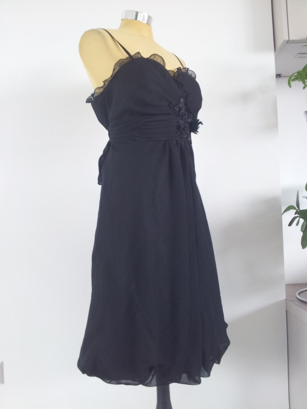 JuJu & Christine Kurzes Damen Ballon Abendkleid