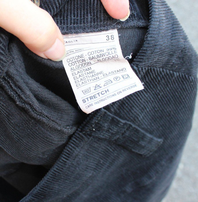 schwarzer Cordrock, United Colors of Benetton, ca. Größe 36