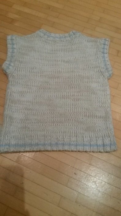 Pullunder Strickpullunder wollweiss