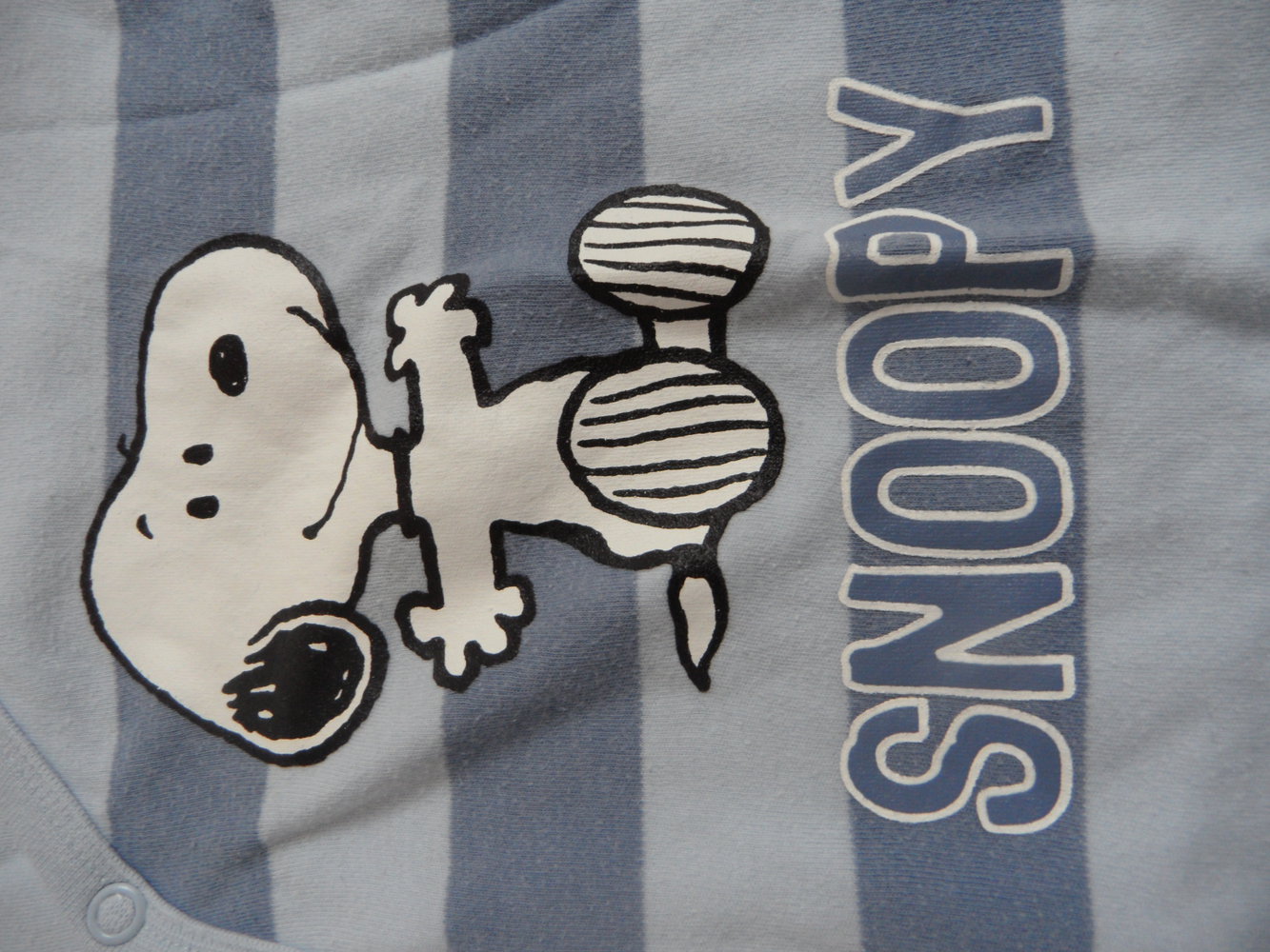 Snoopy Einteiler Spieler Strampler Schlafanzug 