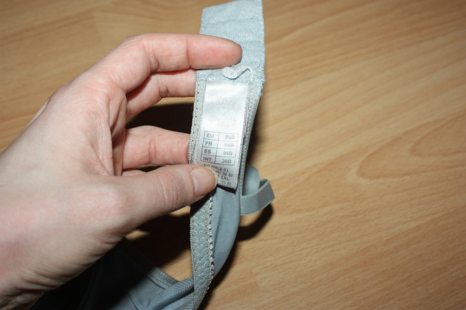 BH hellblau, glitzer, Gr. 80B