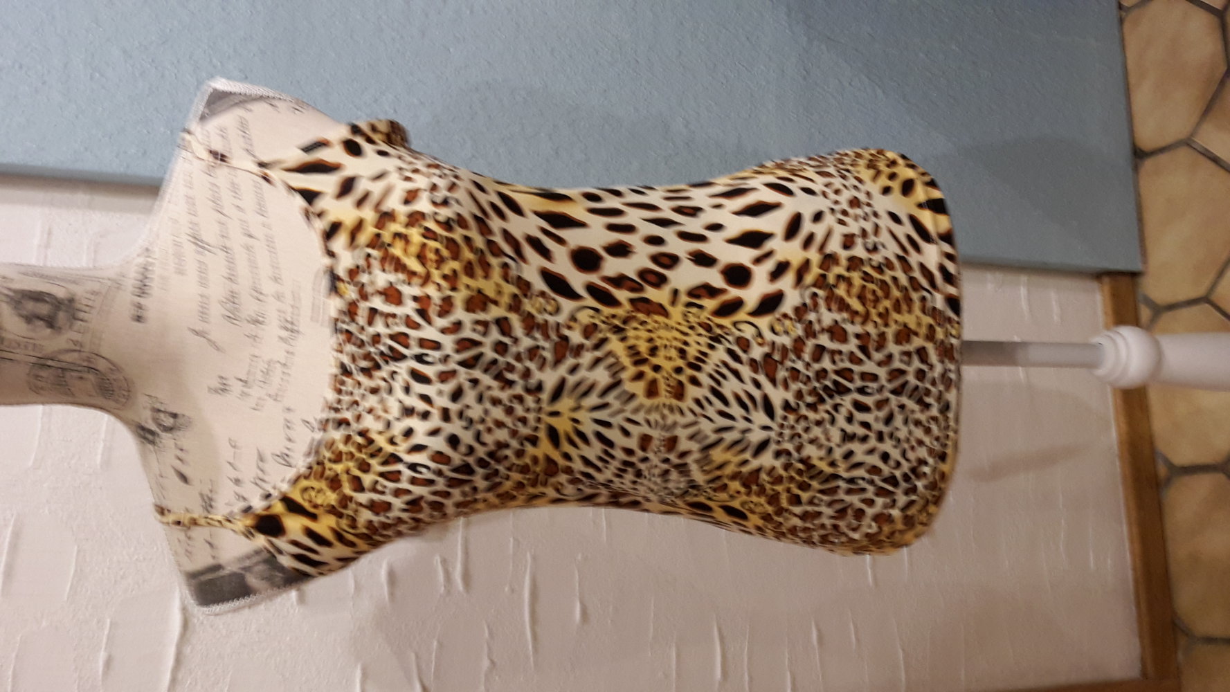 top unterzieher leo print Gothic, emo punk rockabella M/40 