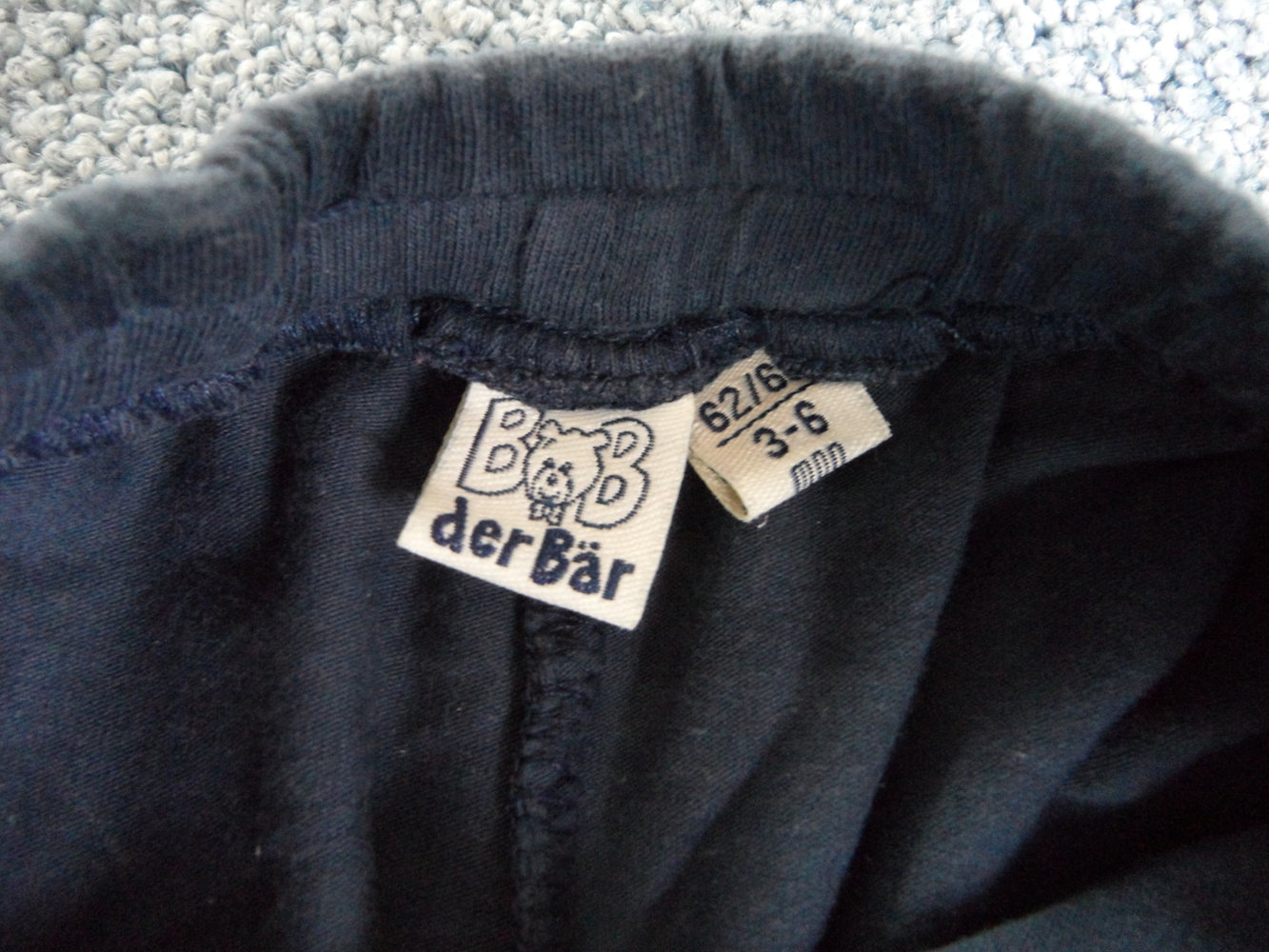 kurze Stoffhose mit Obst Kirschen 62/68