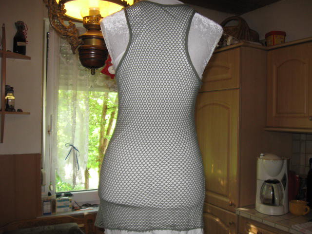 *** 2 in 1 Tanktop mit Netzüberzieher ***
