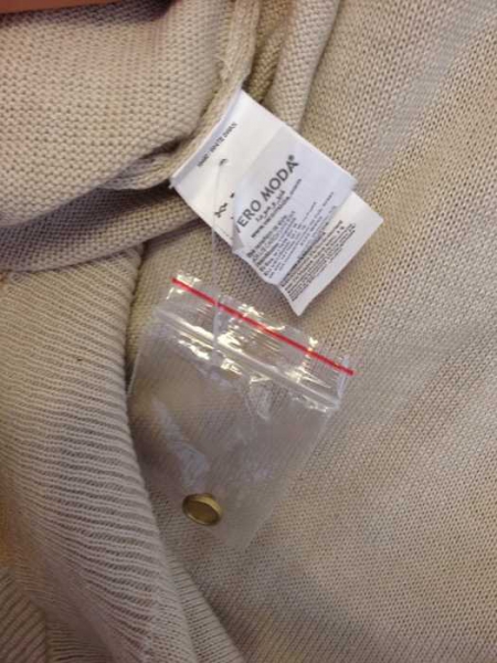 NEU strickjacke spitzenjacke häkel beige Gold nude Vero Moda Größe M