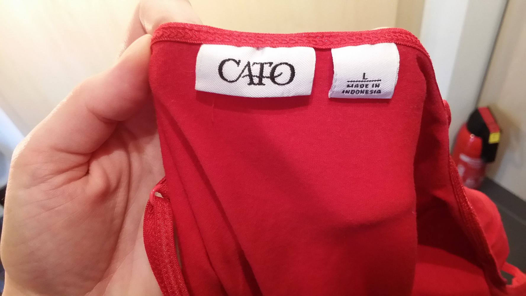 Damentop rot - neuwertig