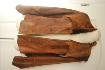   Extravagante   Edle Lederjacke  Jäckchen  Trendi