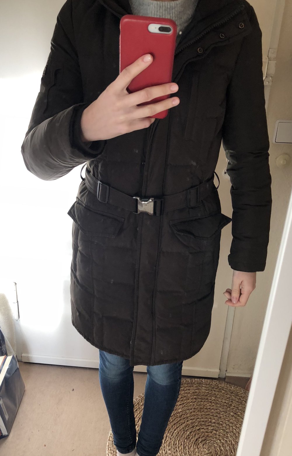 Woolrich Blizzard Parka chocolate brown S