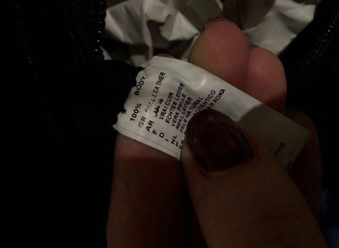 Original Kriziapoi Designer Wildleder Echtleder Leder Tasche Shopper mit Fransen schwarz Blogger