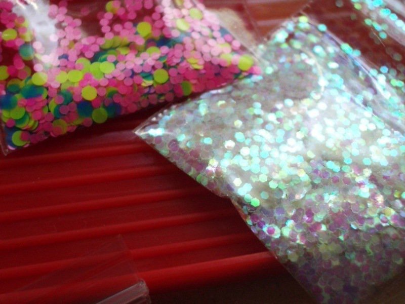 Nail Art Paket Nieten Glitter Neon Nail Vinys Feile Striping Tape