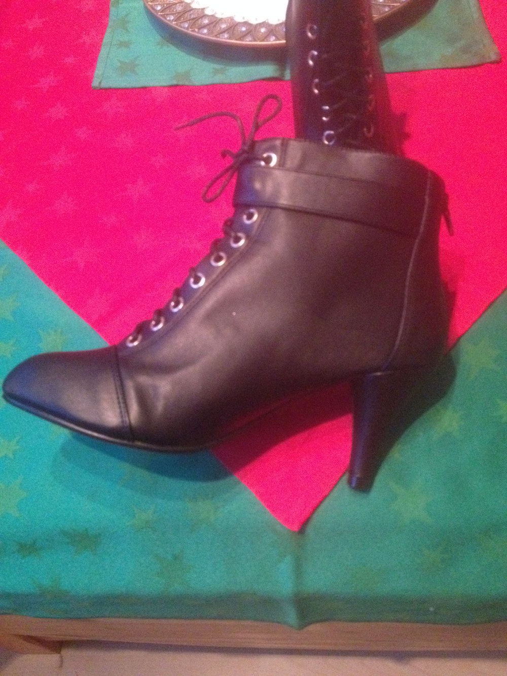 Stiefeletten schwarz, Gr. 40, NEU!