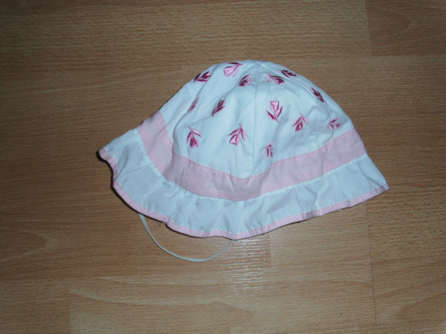 Sonnenhütchen, weiß-rosa, KU 48-50