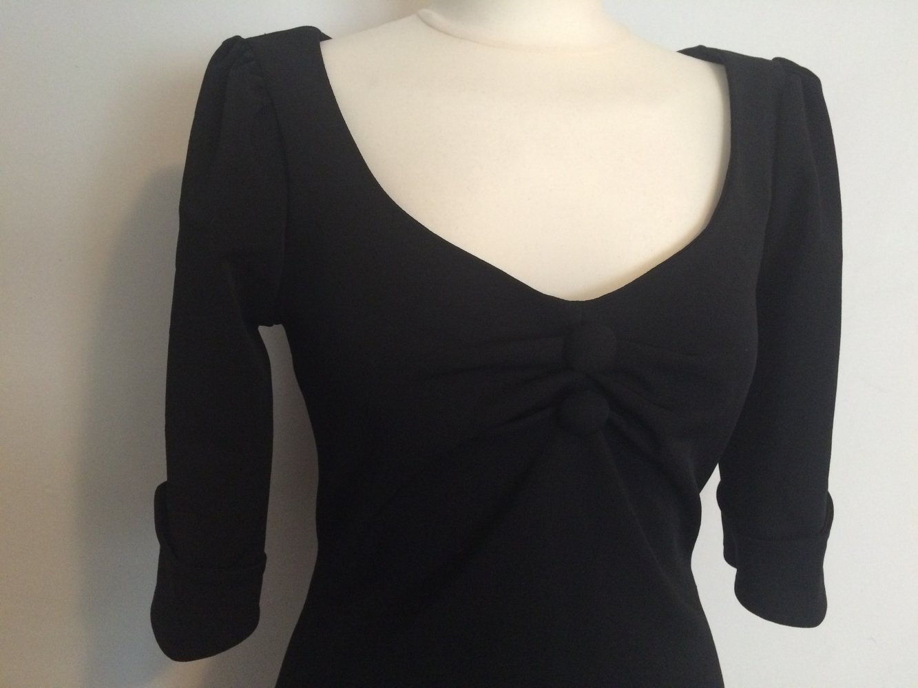 Collectif Kleid schwarz Dolores