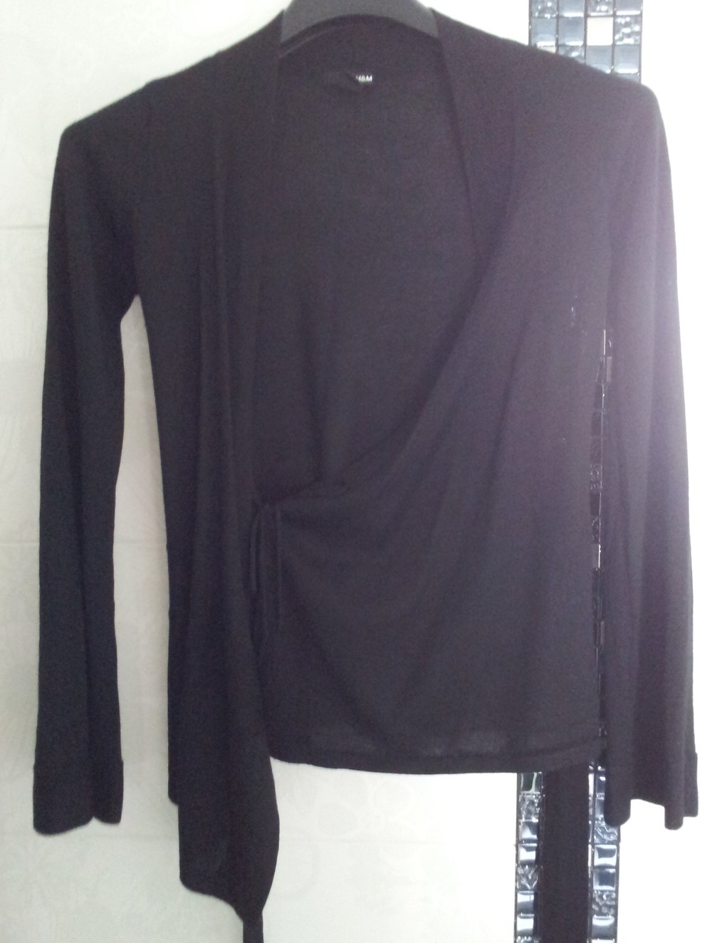 Wunderschöne Wickelstrickjacke