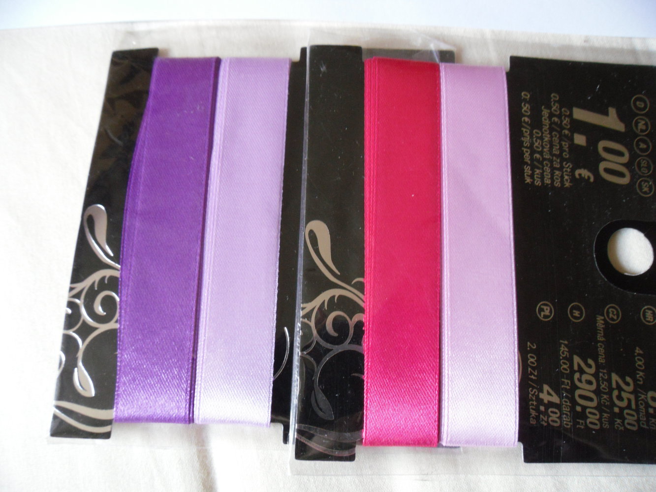 Haarbänder violett flieder rosa pink