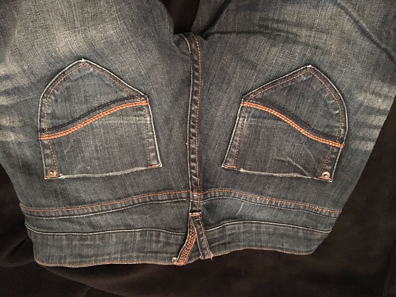 Kurze Jeanshose von Amisu