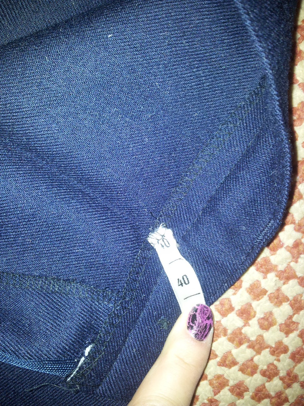 Anzughose Kostümhose dunkelblau Gr. M