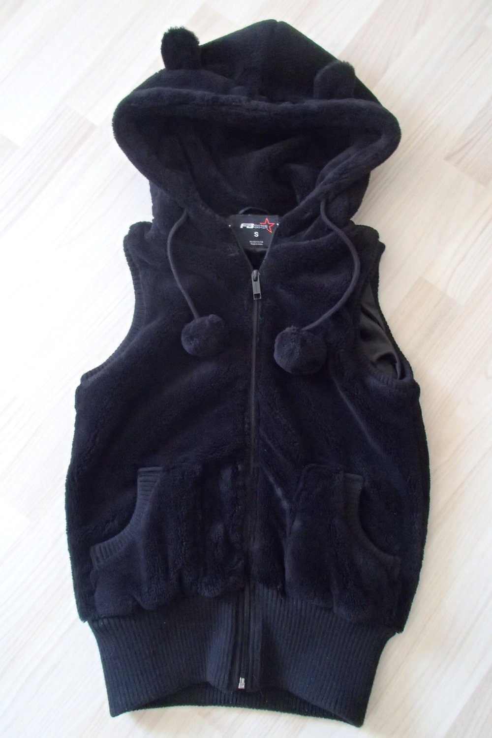 Lolita Teddyweste mit Kaputze