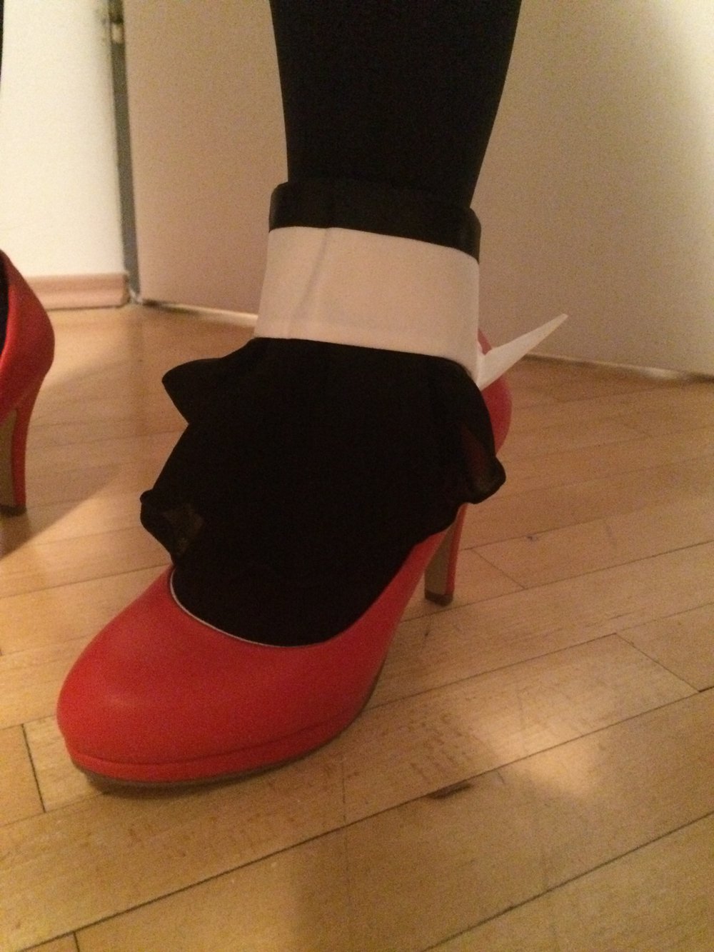 Gaiters schwarz hemd kragen