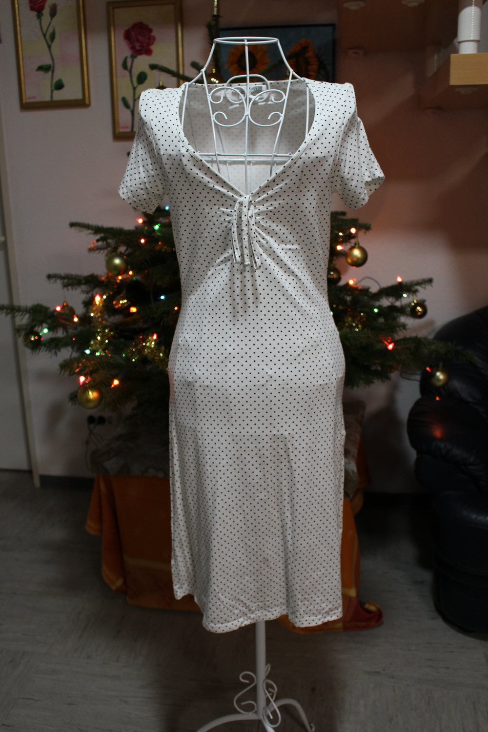 181. Kleid mit Punkten von Best Connections, Gr. 34