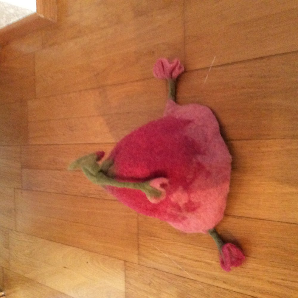 Waldorf Mütze gefilzt handgemacht neu Filz Mütze  