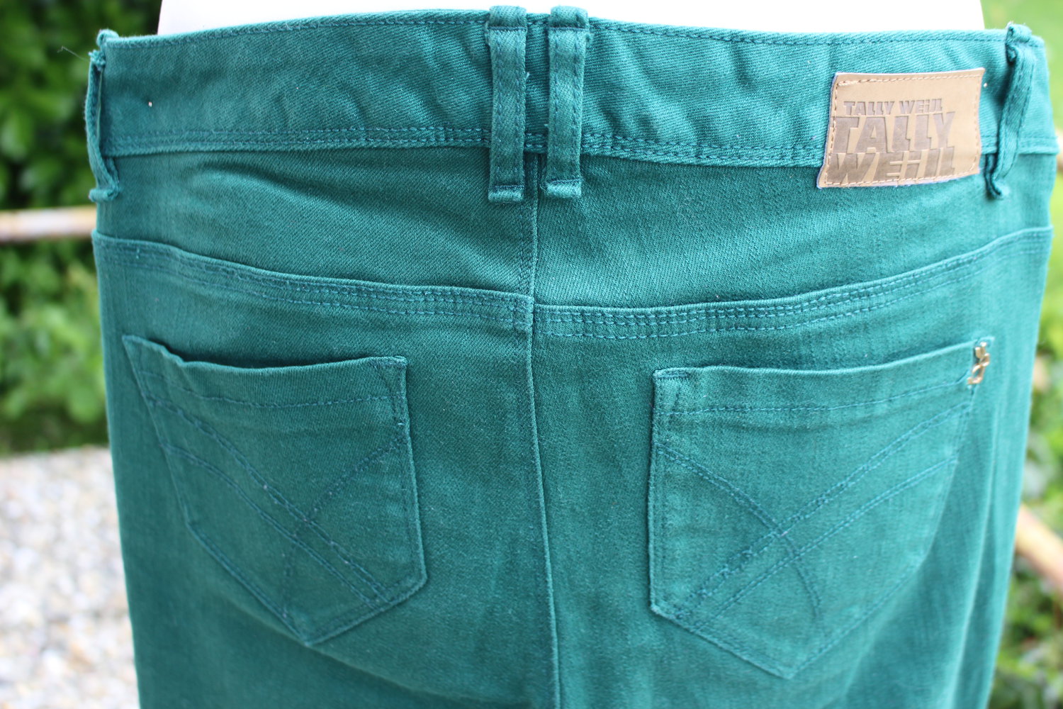 grüne Jeanshose von Tally Weijl