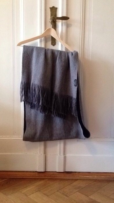 Winterschal Schal Zara blau grau