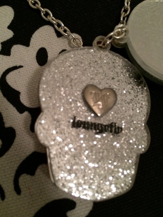 Mexican sugar skulls Kette mit Spiegel rockabilly psychobilly