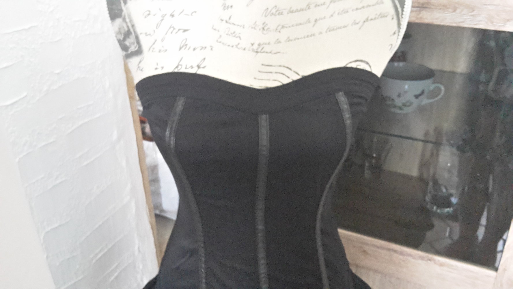 Sexy Schwarzes corsagenkleid Gr. S