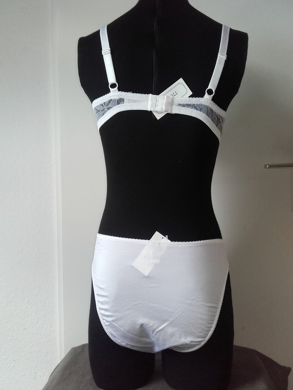 Magali, blau weiß durchsichtiig, slip 42 BH 80B