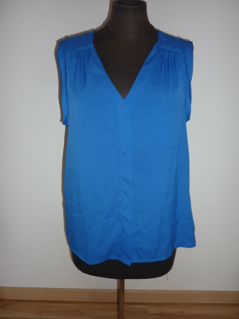 H&M Bluse Chiffon blau Größe XS 34 36 
