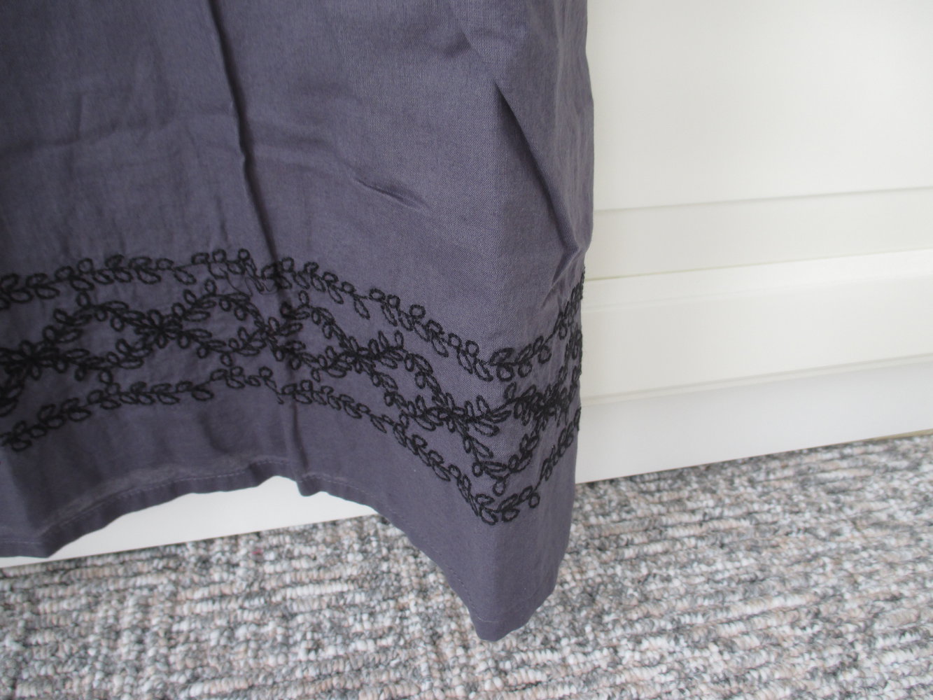 Hippie, Boho Kleid, rauchblau, Gr. 38, Aniston, Sommer, Festival Kleid