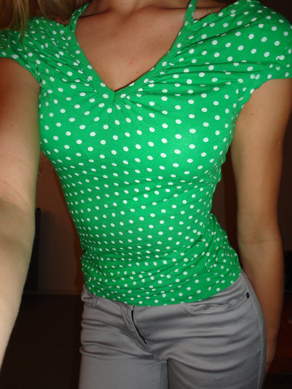 gepunktetes Sommer Tshirt