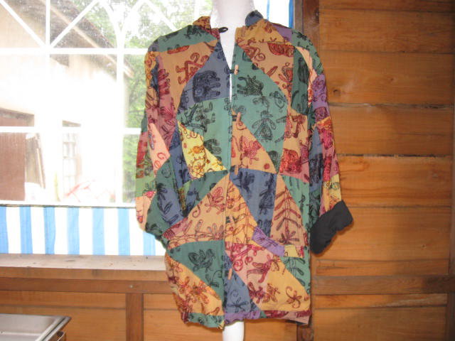 *** Ganz besondere Patchwork Jacke ~ Vintage ~ Lagenlook ~ Hippie Muster ***