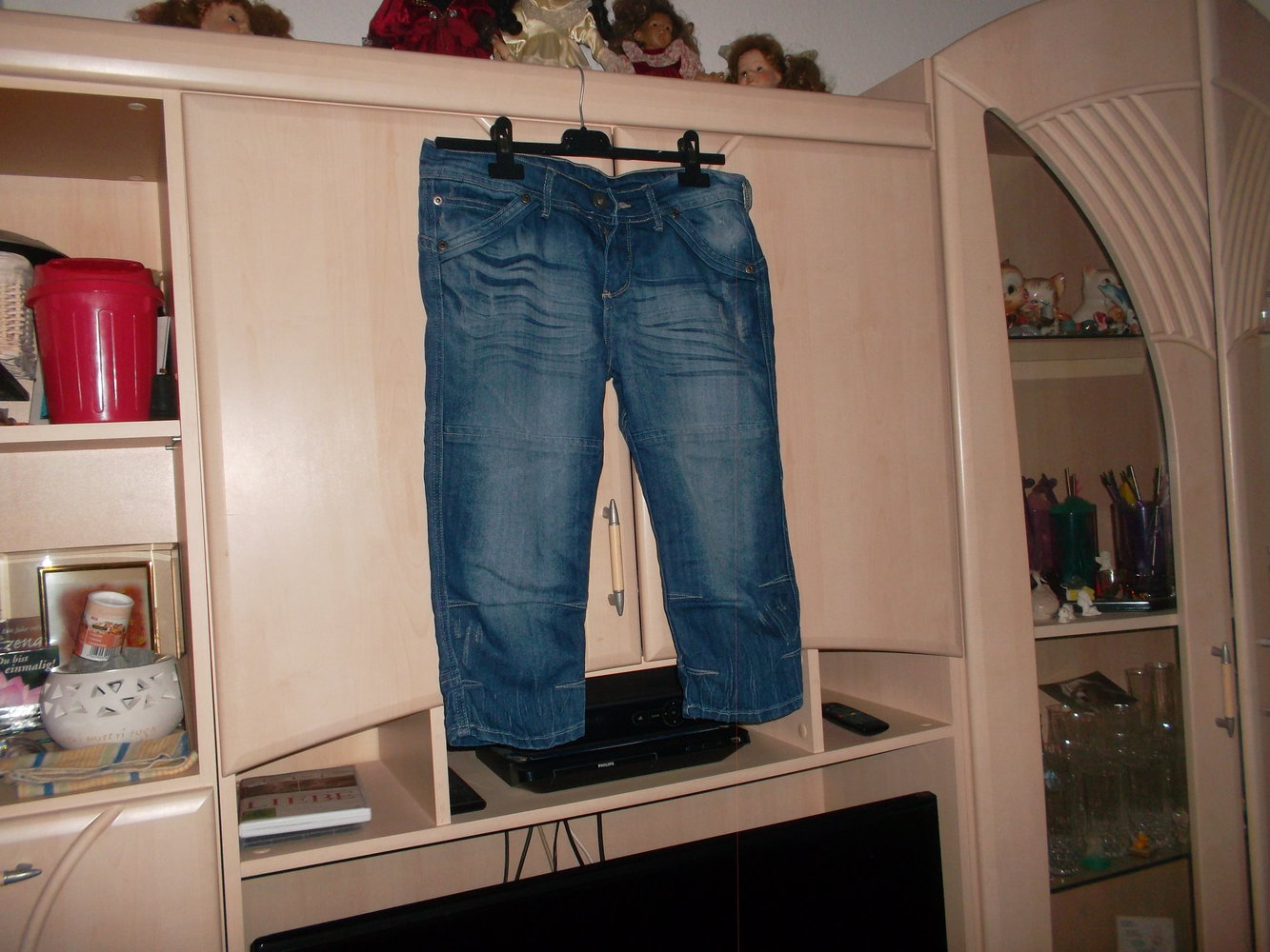 blaue jeanshose,gr. 38