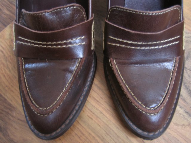 Leder Echtleder Pumps braun