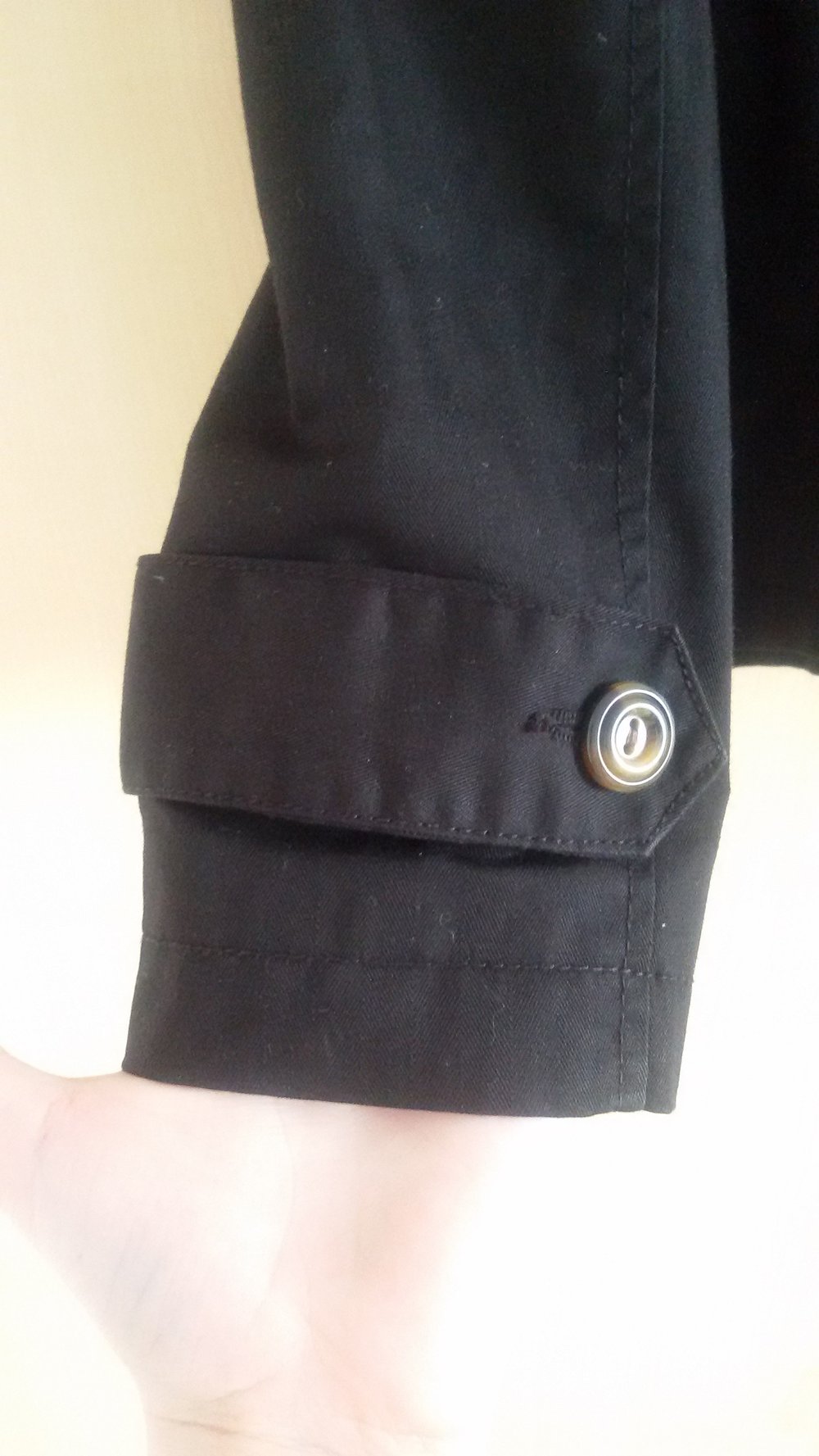 Schöner Mantel Jacke Trenchcoat Vero Moda Gr. M schwarz Frühling kawaii