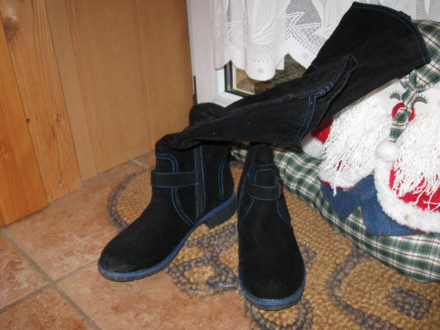 *** Super ~ Wadenhohe ~ Flache ~ Stiefel ***