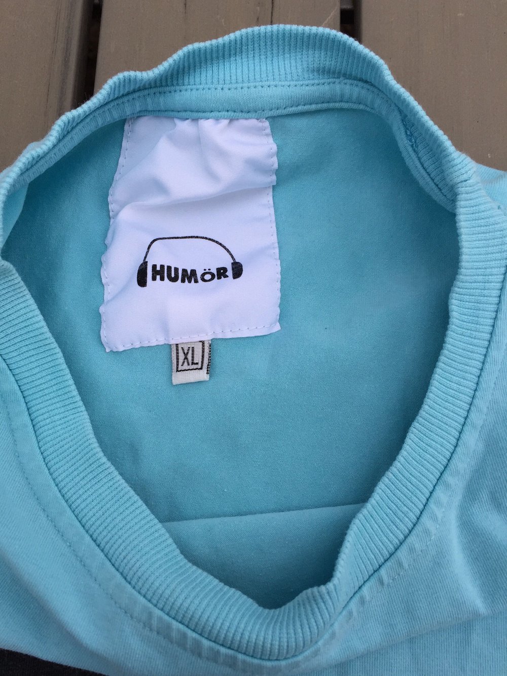 HUMÖR T-Shirt hellblau türkis Gr. XL