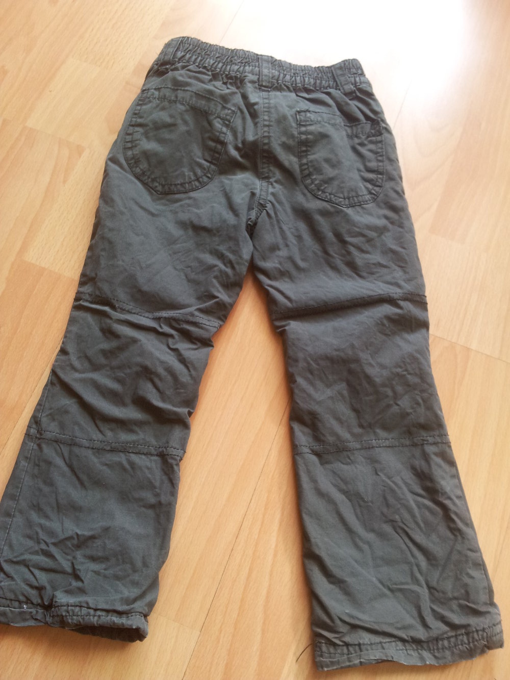 Hose  grau Gr. 92 leicht gefüttert warm