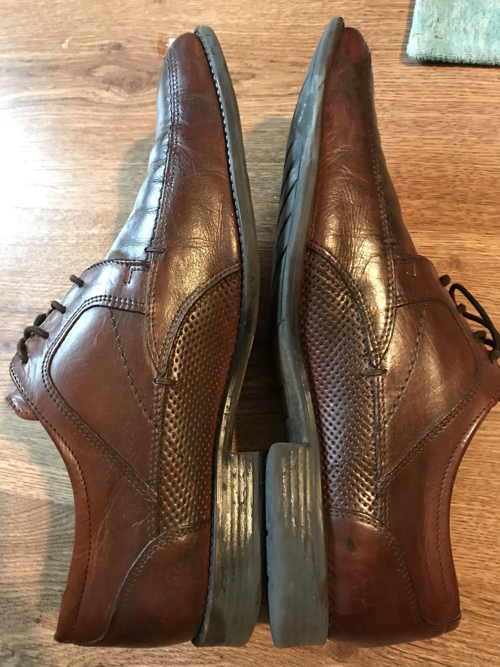 Braune Schuhe von Canda C&A, Größe 42