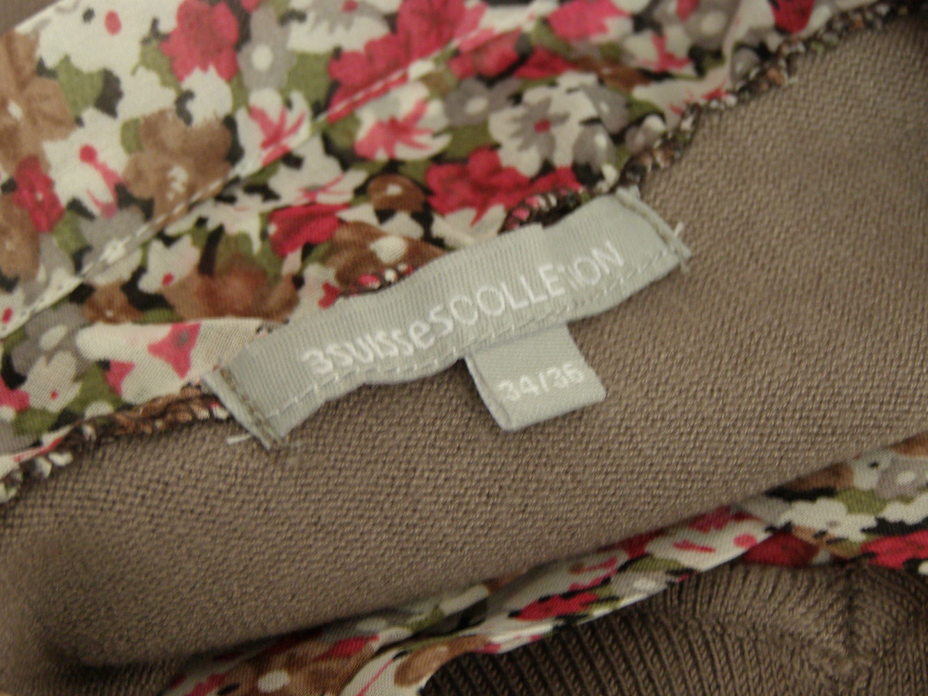 Shirt, Pullover mit Blumenprint oben