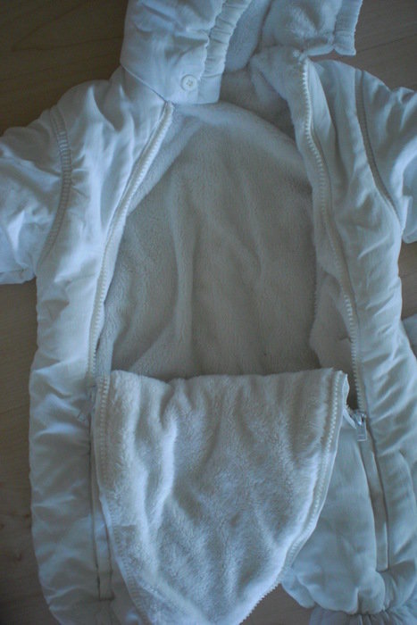 weißer Schneeanzug Winnie Puuh Gr. 62 C&A Top Zustand