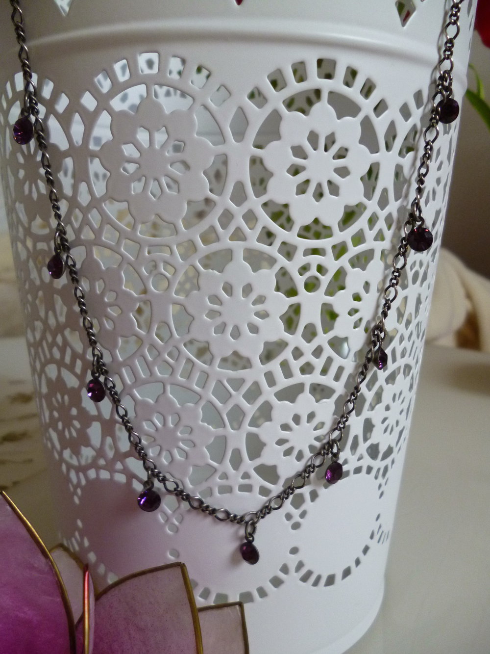 Tuitui Konplott Kette Dunkellila