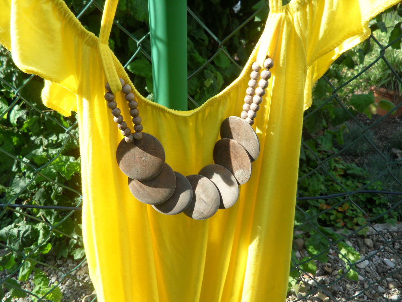 Sommerliches gelbes Top