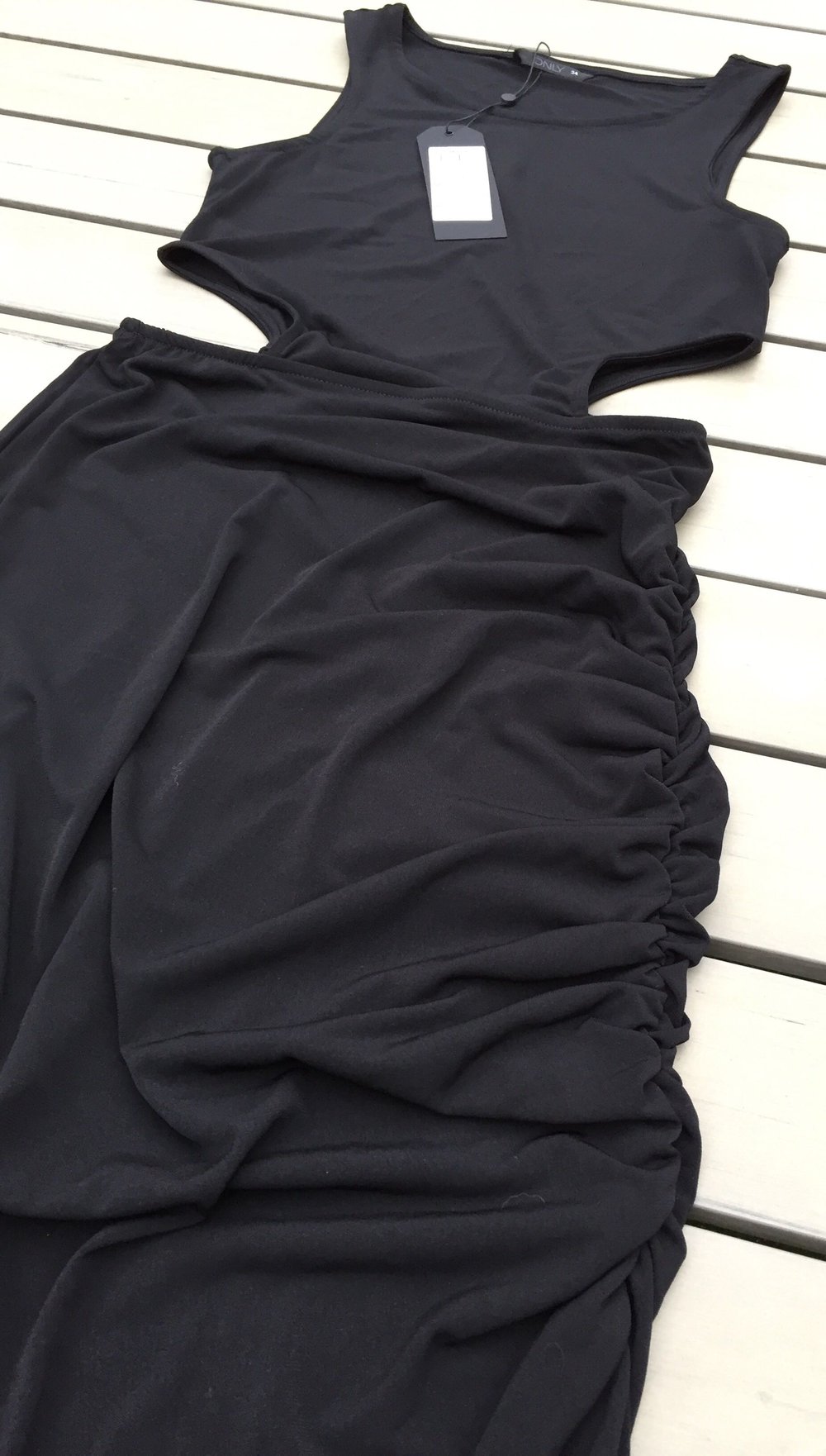 NEU: ONLY Partykleid MAXI KLEID Cut Outs Gr. XS