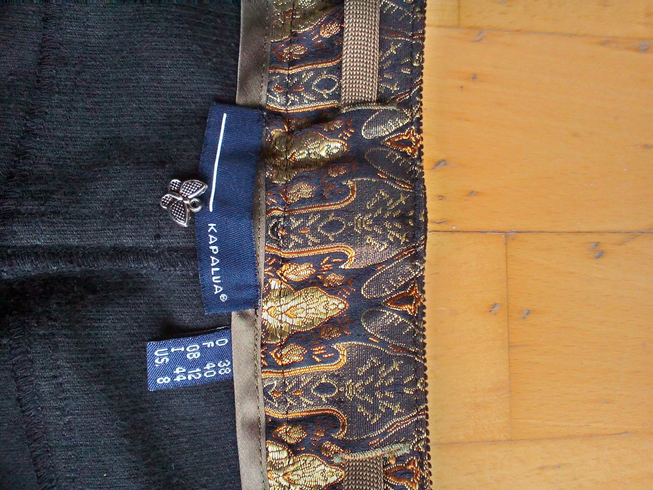 Cord Rock Gr. 38 schwarz