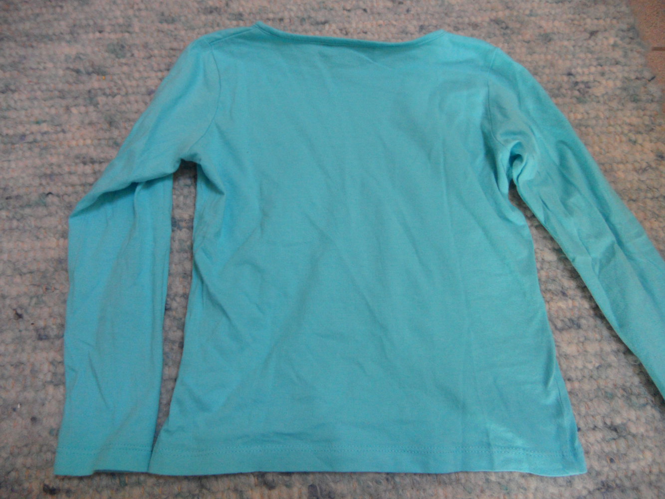 Tom Tailor Langarmshirt Glitzerdruck Taschen