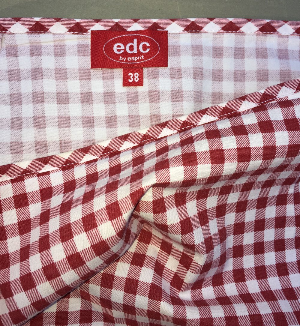 ESPRIT Minirock VICHY KARO Rock Gr. 38